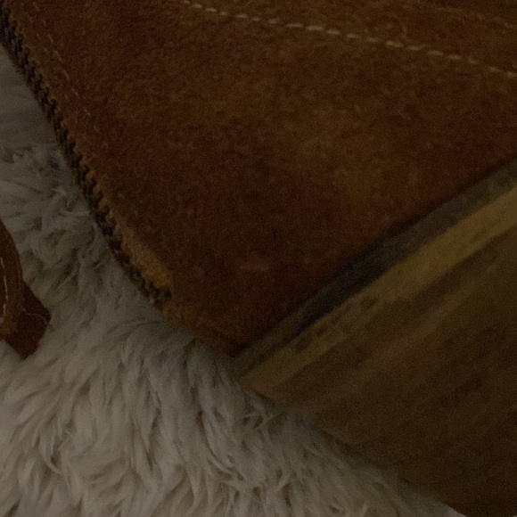 Crevo Cognac Suede Justine Booties EUC - Picture 10 of 10